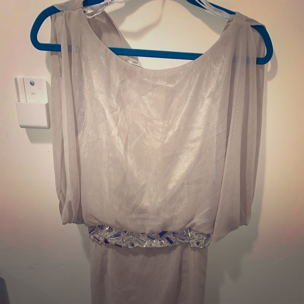 Flowy Gold Bisou Bisou by Michele Bohbot Dress